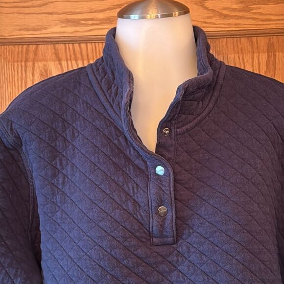 DULUTH Trading Company Quilted Snap Pullover Sweatshirt - Picture 4 of 12